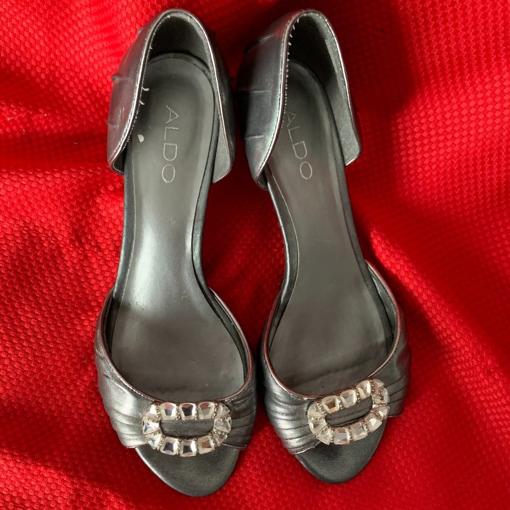 .ALDO kitten heel Women's Peep Toe Slip On